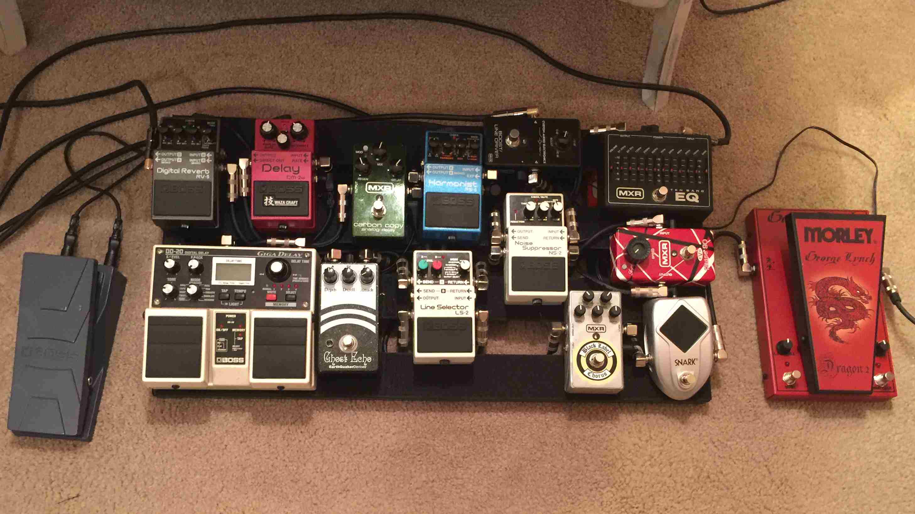 Boss EV30 dual expression pedal The Tone Rooms