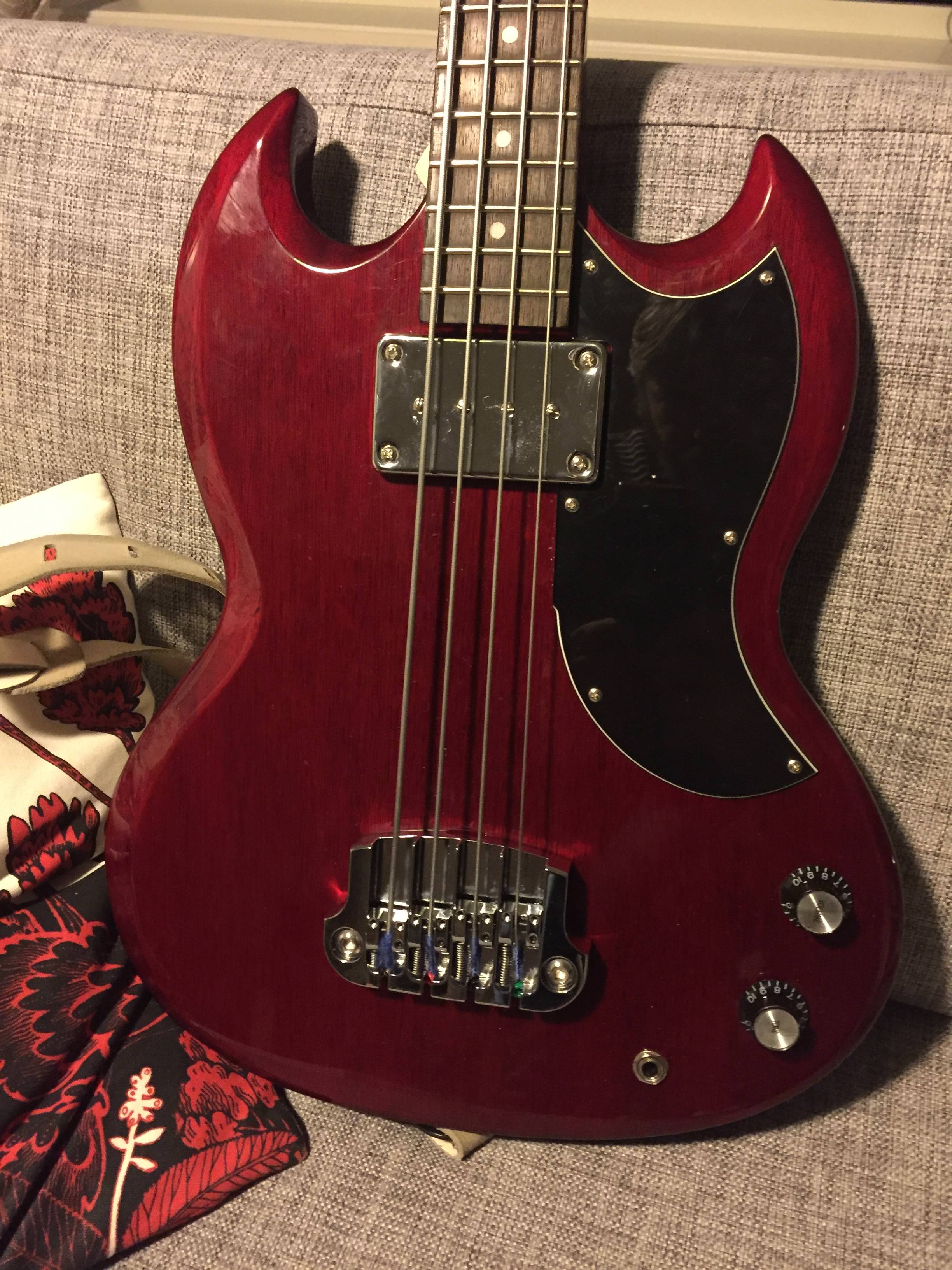 Epiphone EB0 bridge replacement The Tone Rooms